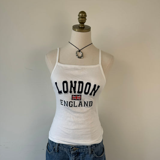 White London Union Jack Tank