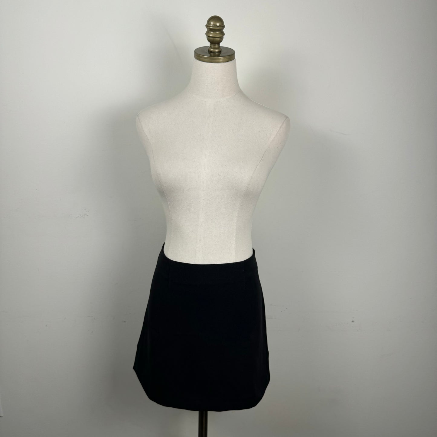 Vintage Le Chateau Black Mini Skirt