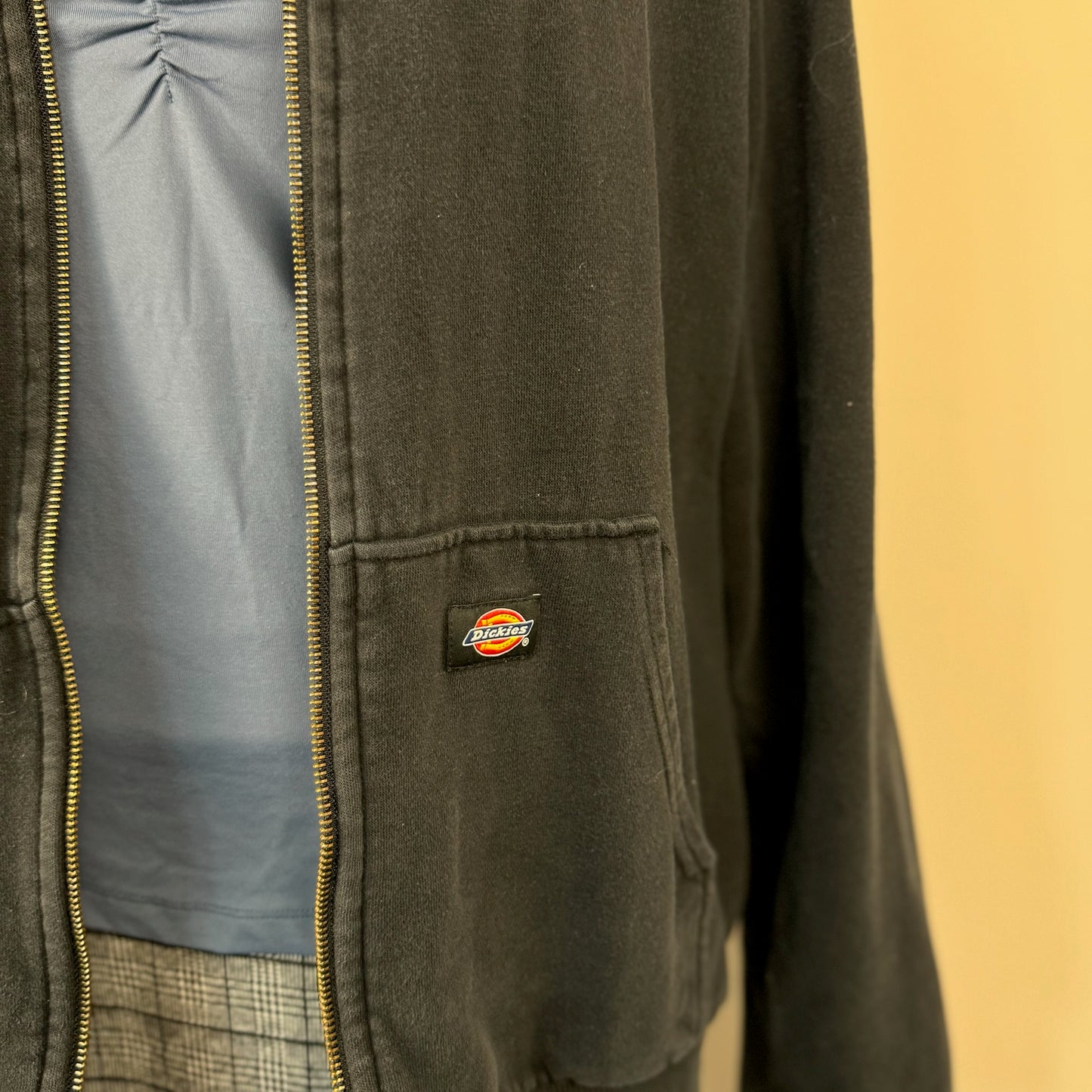 Dickies Black Oversized Zip Up Hoodie