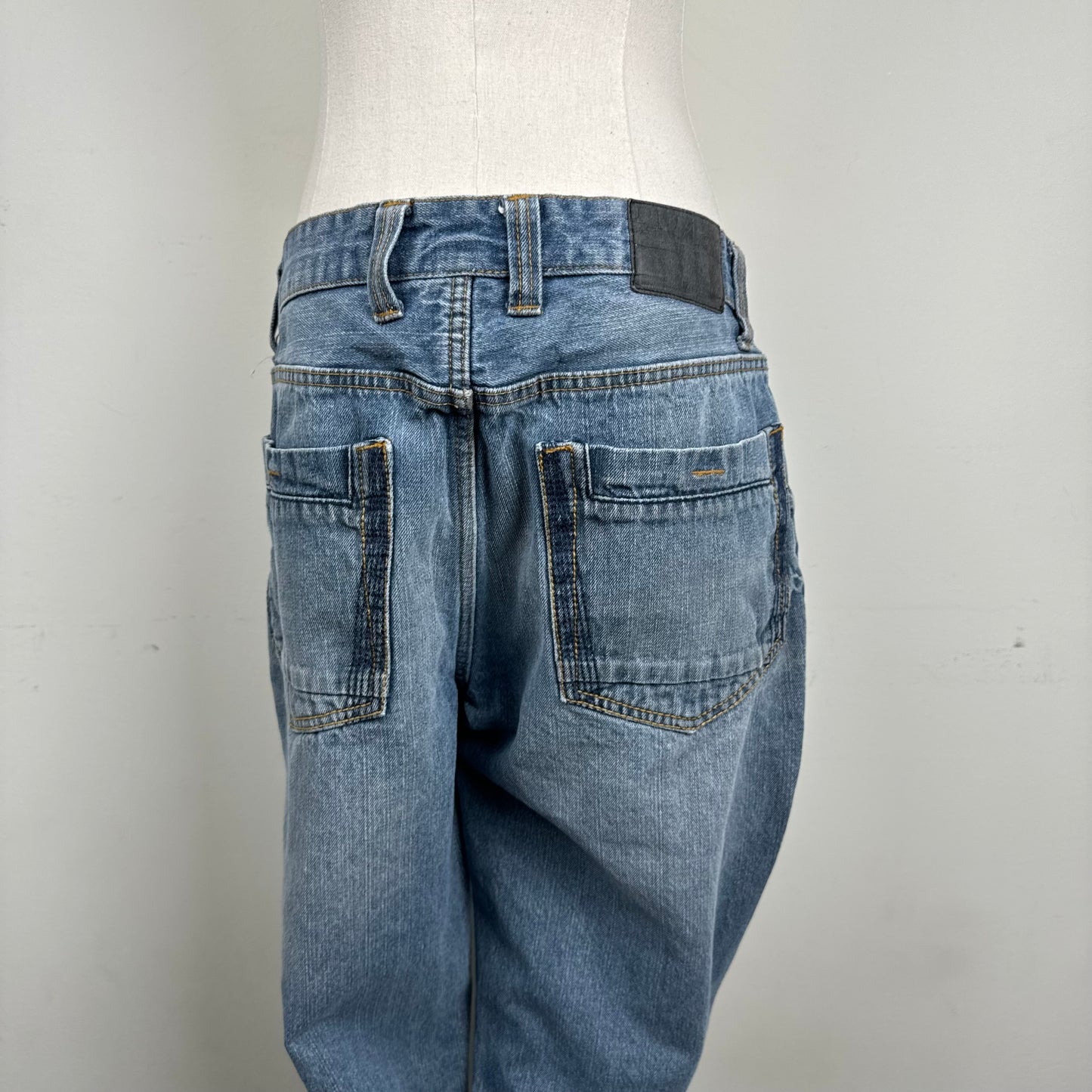 U.S. Polo Light Wash Distressed Straight Cut Jeans