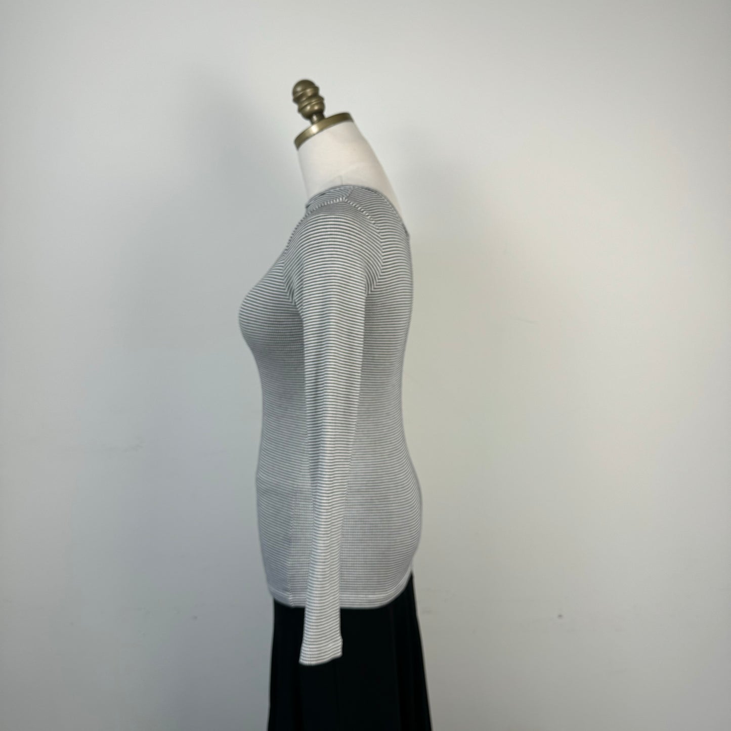Fitted High Neck Long Sleeve Top