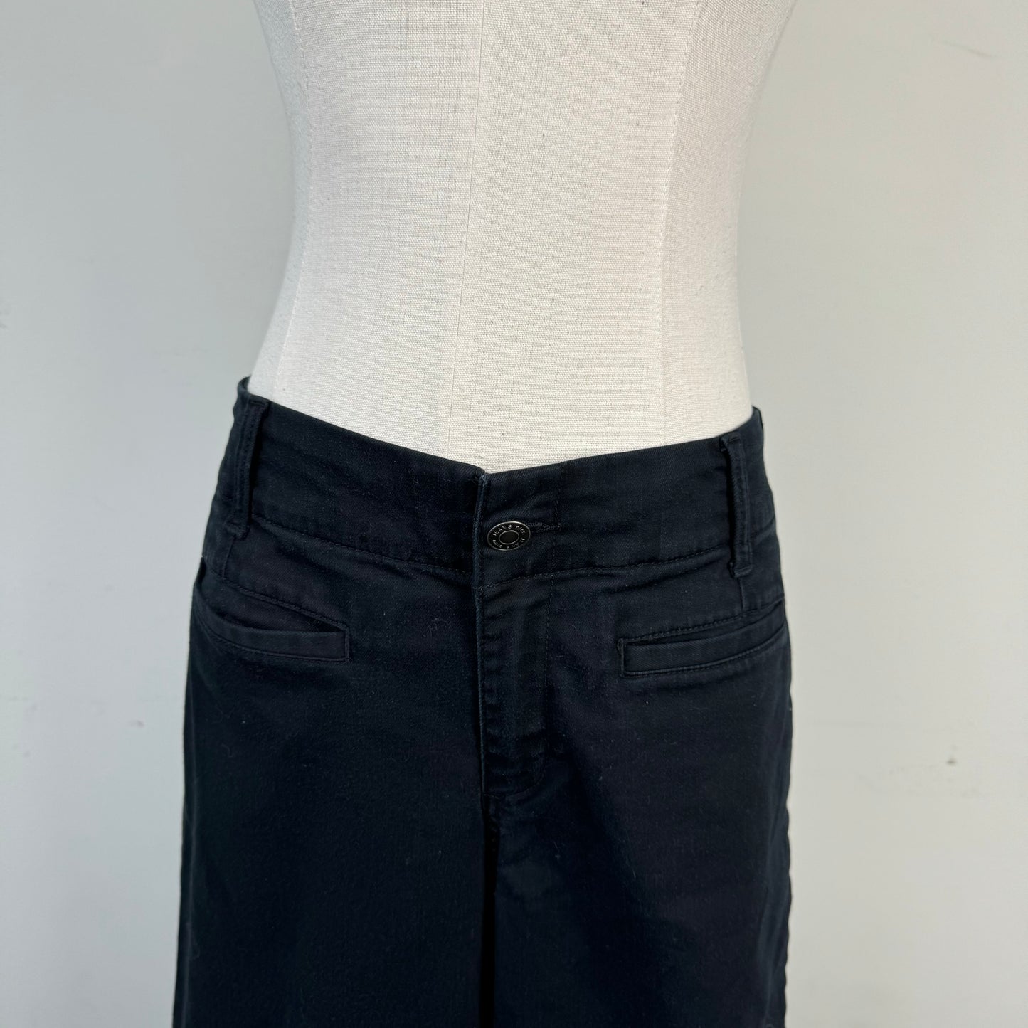 Black Flared Trousers