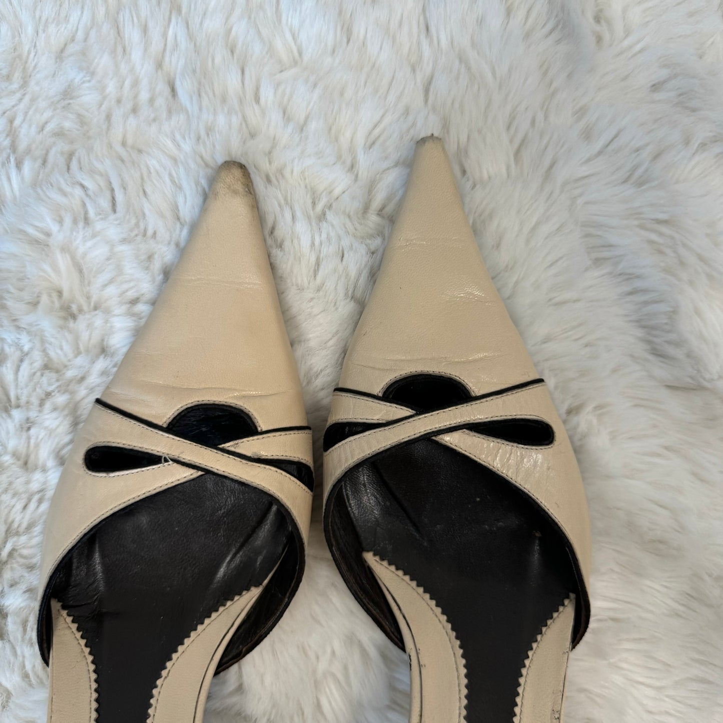 Pointed Toe Kitten Heels (US 9/9.5)