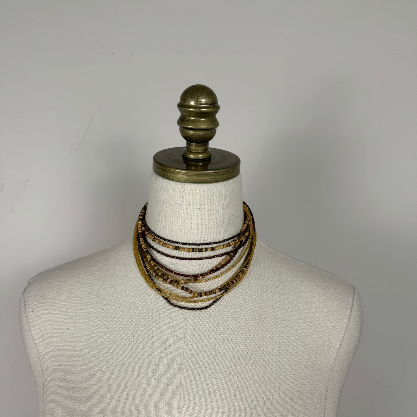 Bead Chain Choker Necklace