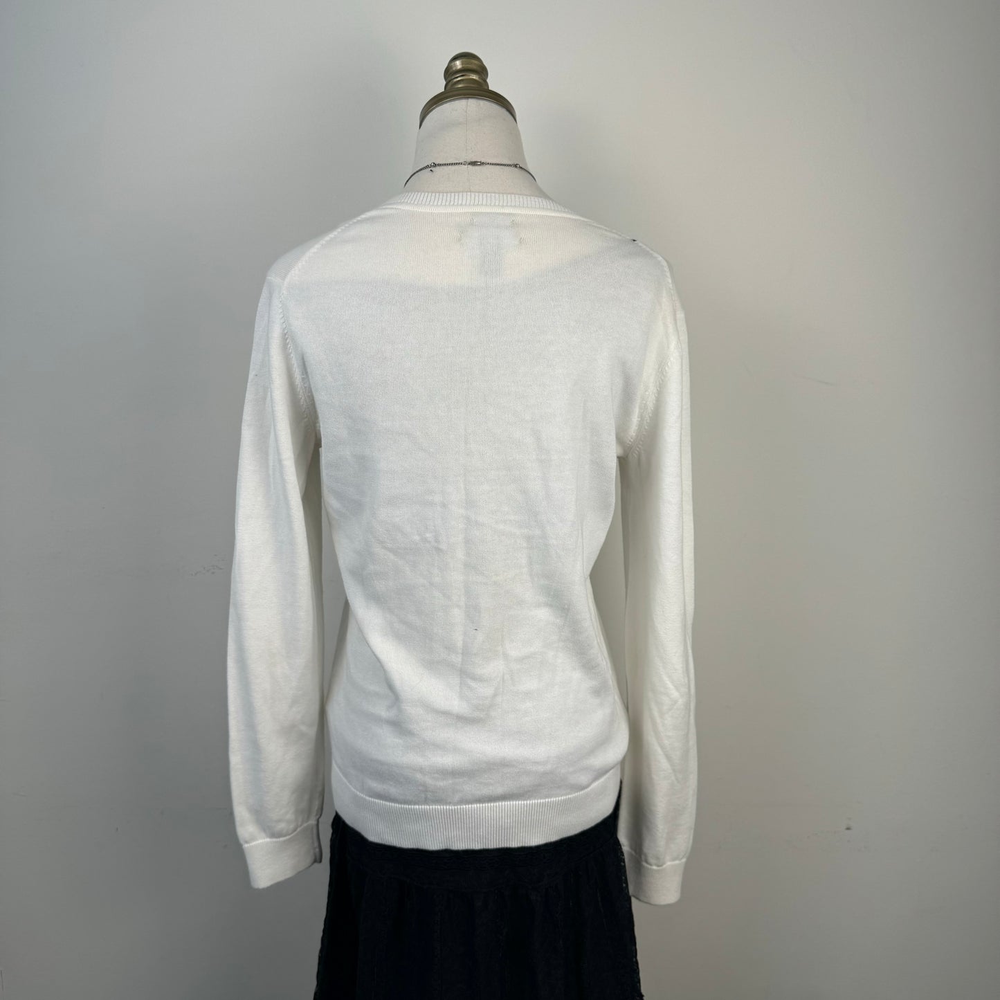 Tommy Cream Argyle Sweater