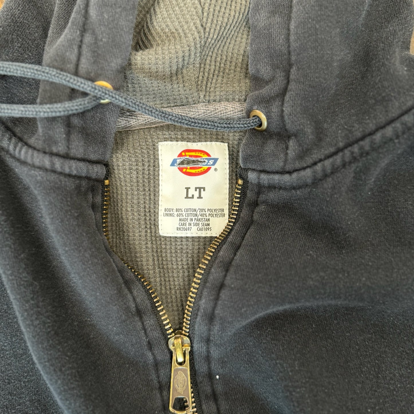 Dickies Black Oversized Zip Up Hoodie