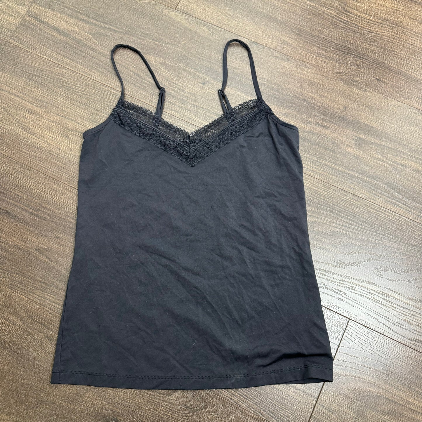 Black Lace Trim Cami