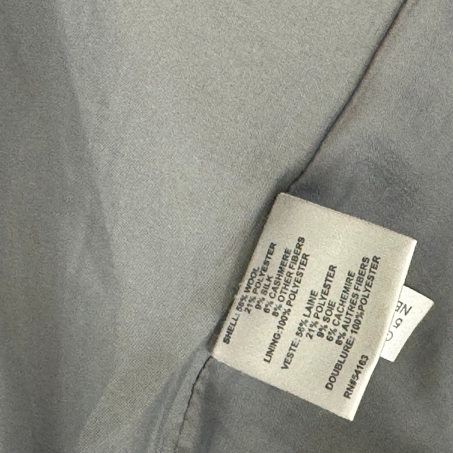 Calvin Klein Wool Blend Peacoat