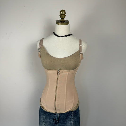Vintage Nude Pink Corset Top