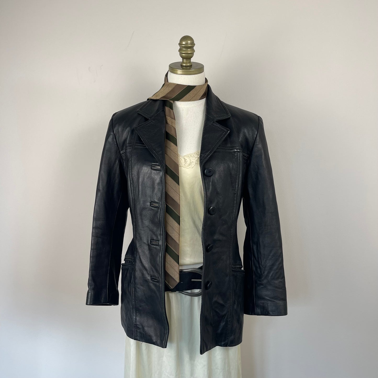 Vintage Danier Black Leather Jacket