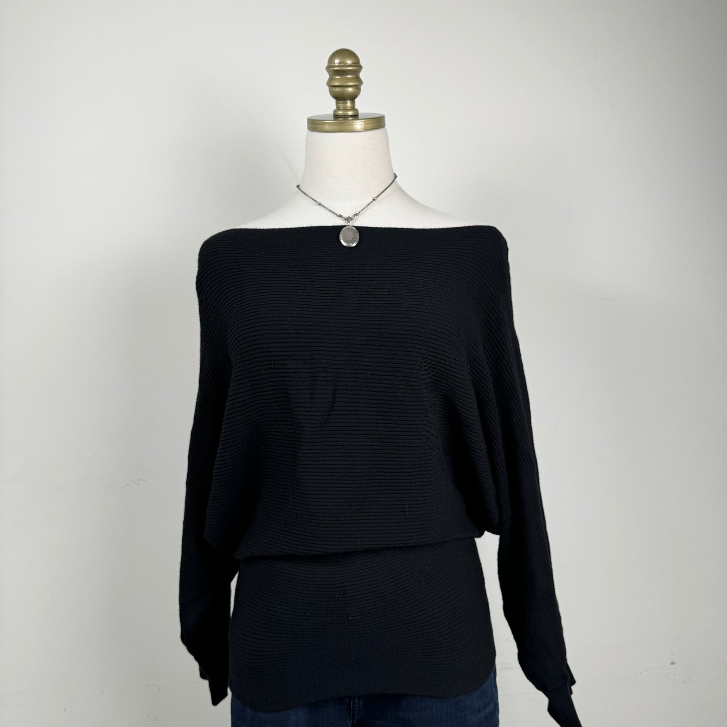 Black Dolman Sweater