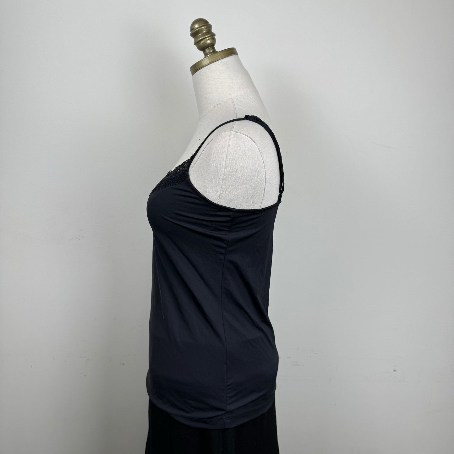 Black Lace Trim Cami