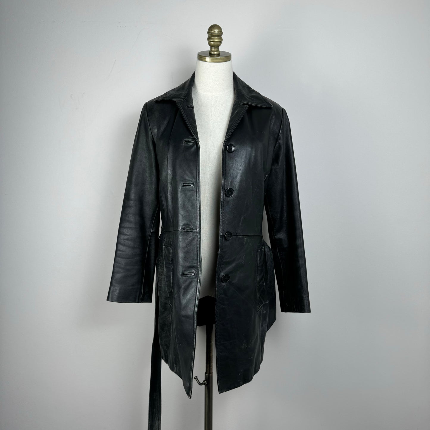 Vintage Danier Long Leather Jacket