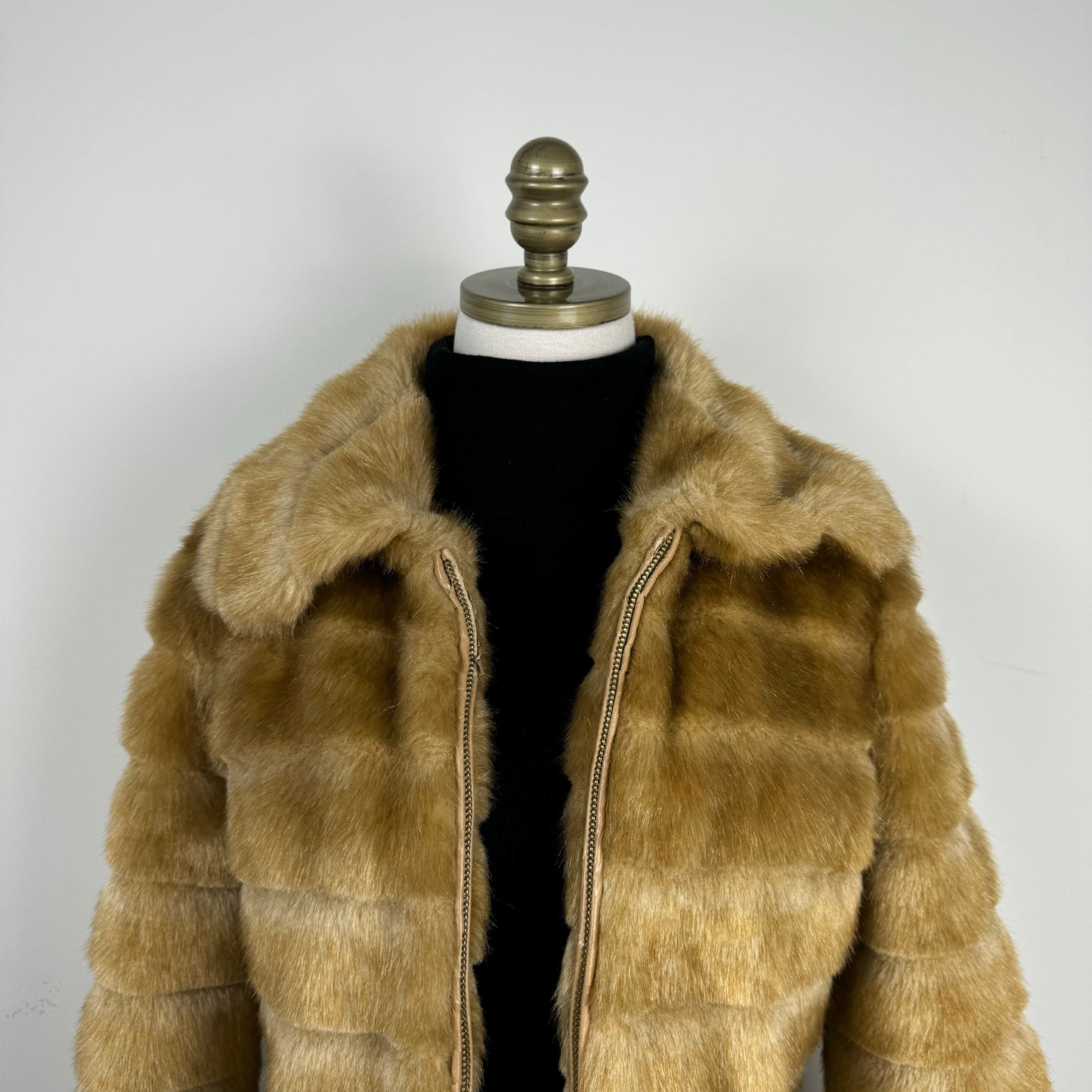 Faux Fur Zip Jacket
