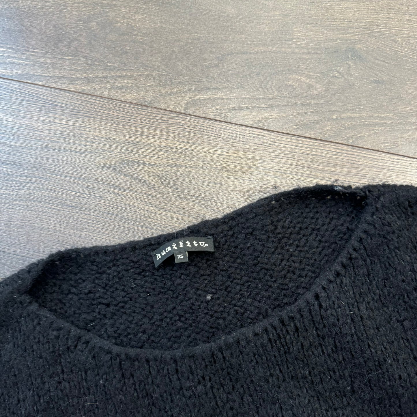 Black Off Shoulder Sweater