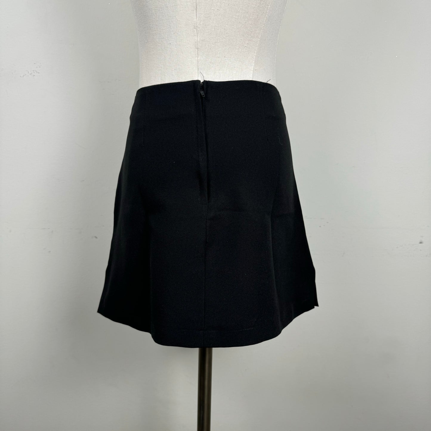 Vintage Le Chateau Black Mini Skirt