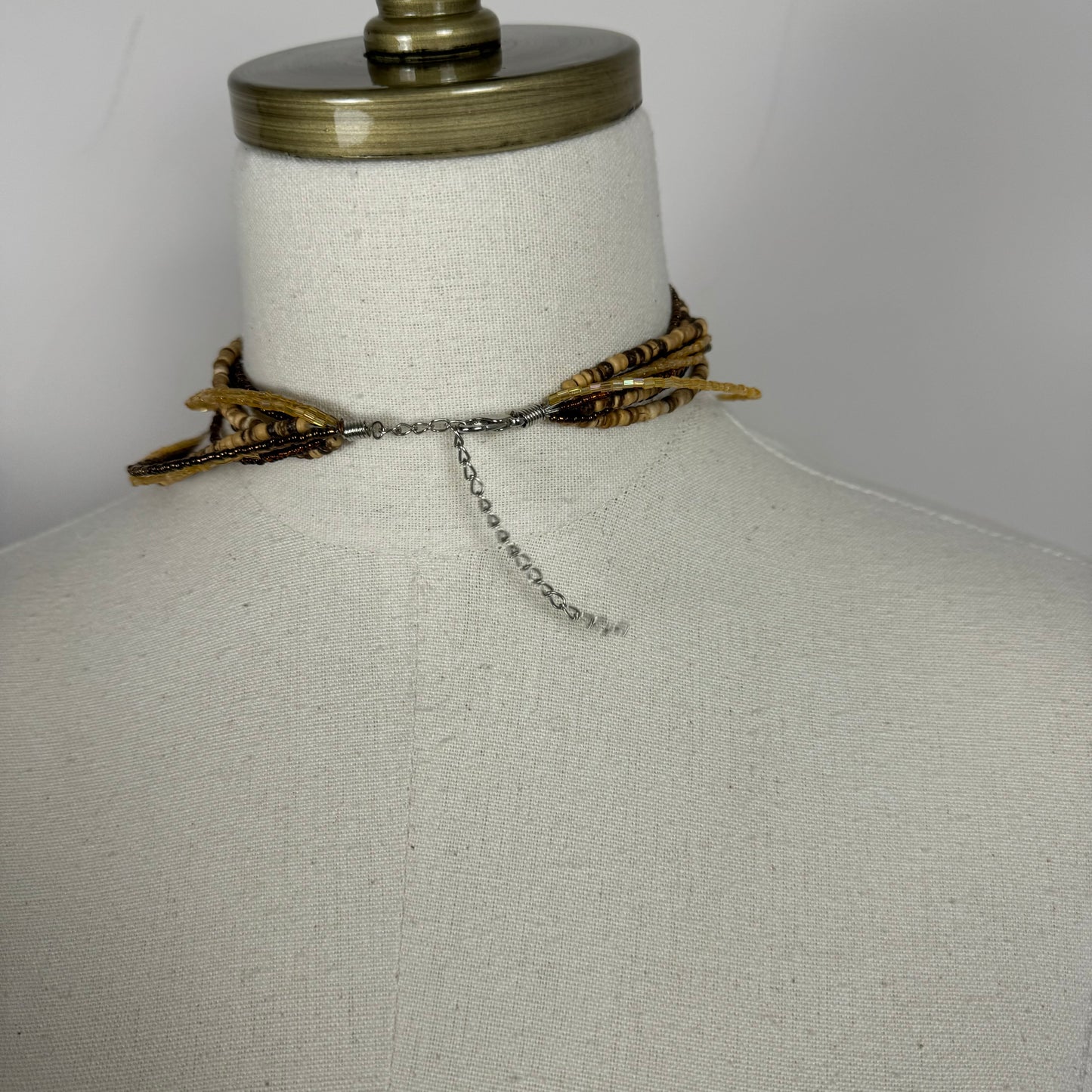 Bead Chain Choker Necklace