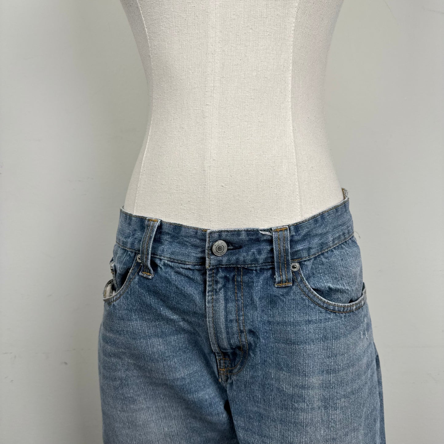 U.S. Polo Light Wash Distressed Straight Cut Jeans
