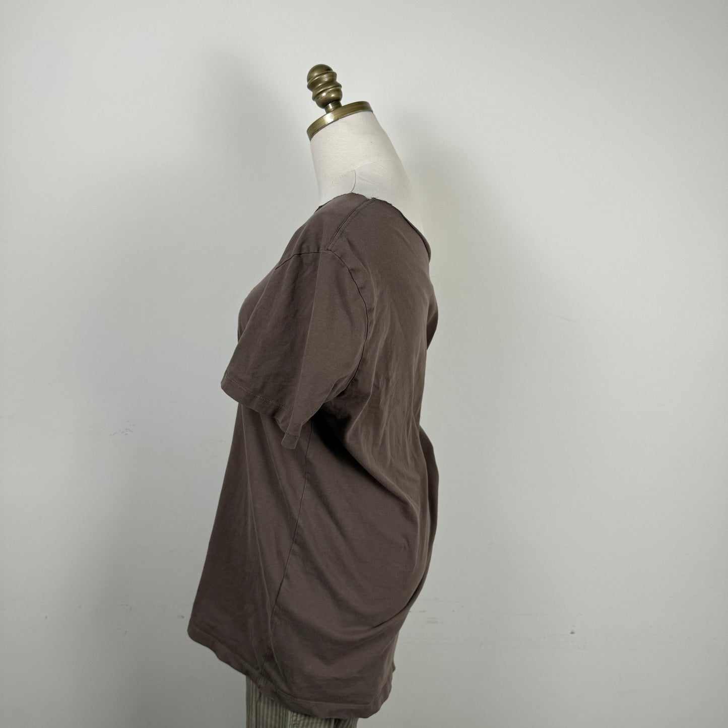 ALLSAINTS Brown Off Shoulder Top