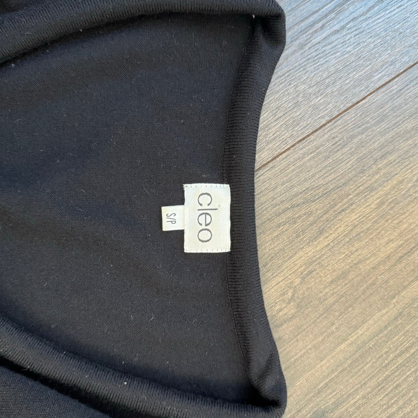 Black Open Front Chiffon Tie Up Sweater