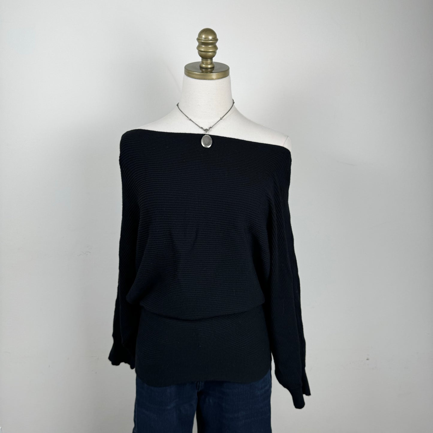Black Dolman Sweater