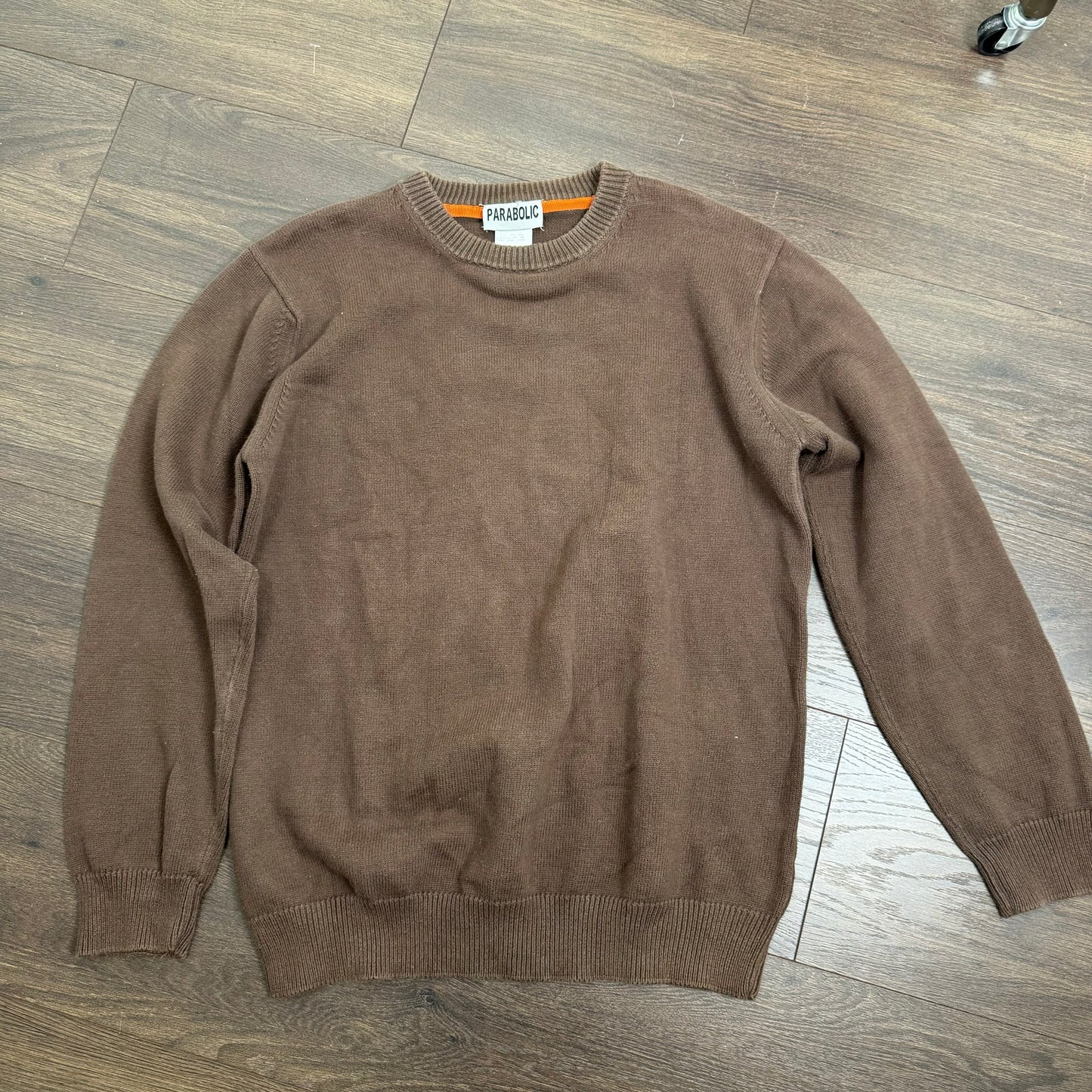 Brown Oversized Crewneck Sweater