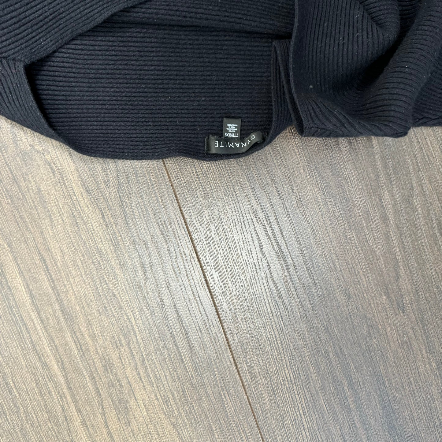 Black Off Shoulder Dolman Sweater