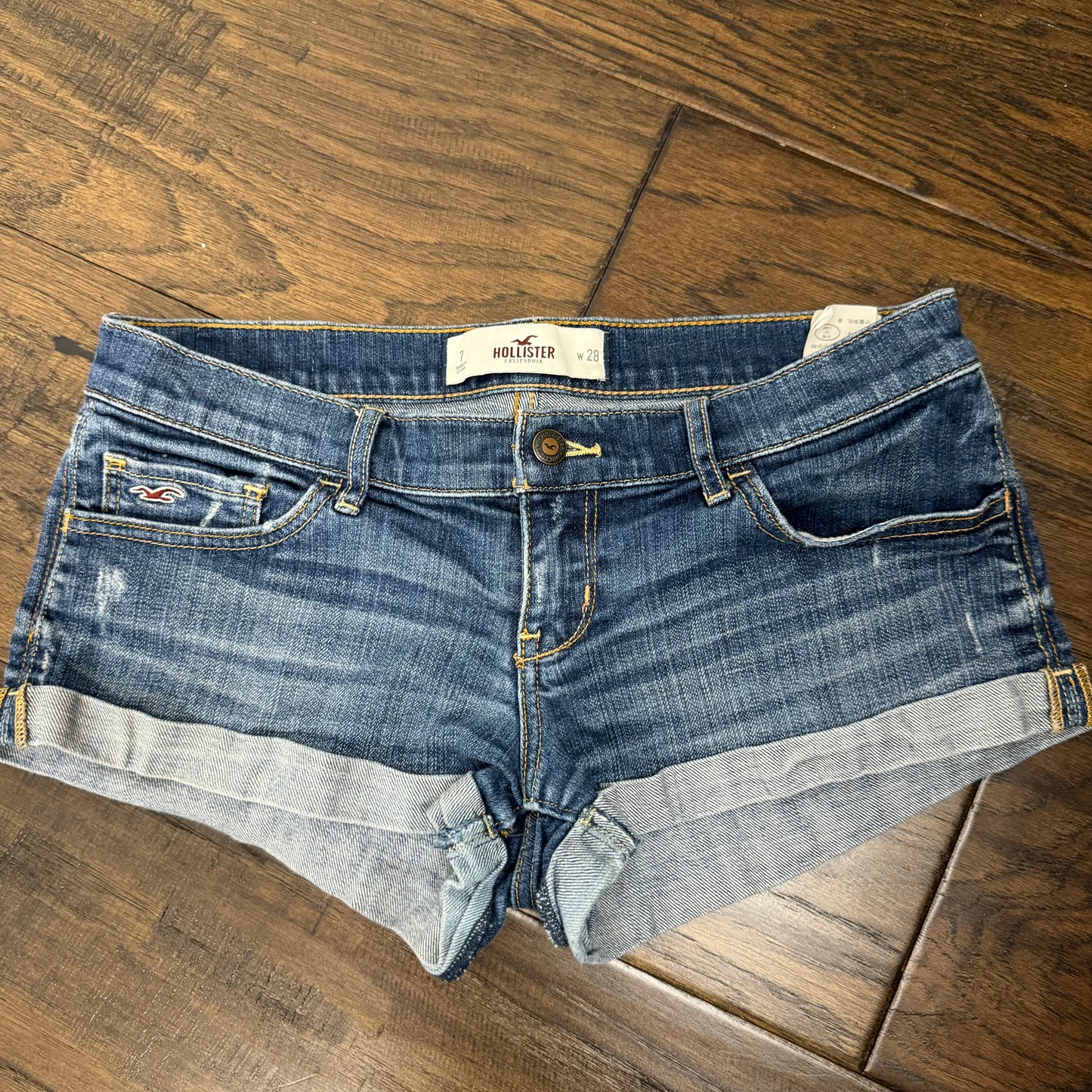 Y2K Micro Mini Denim Shorts