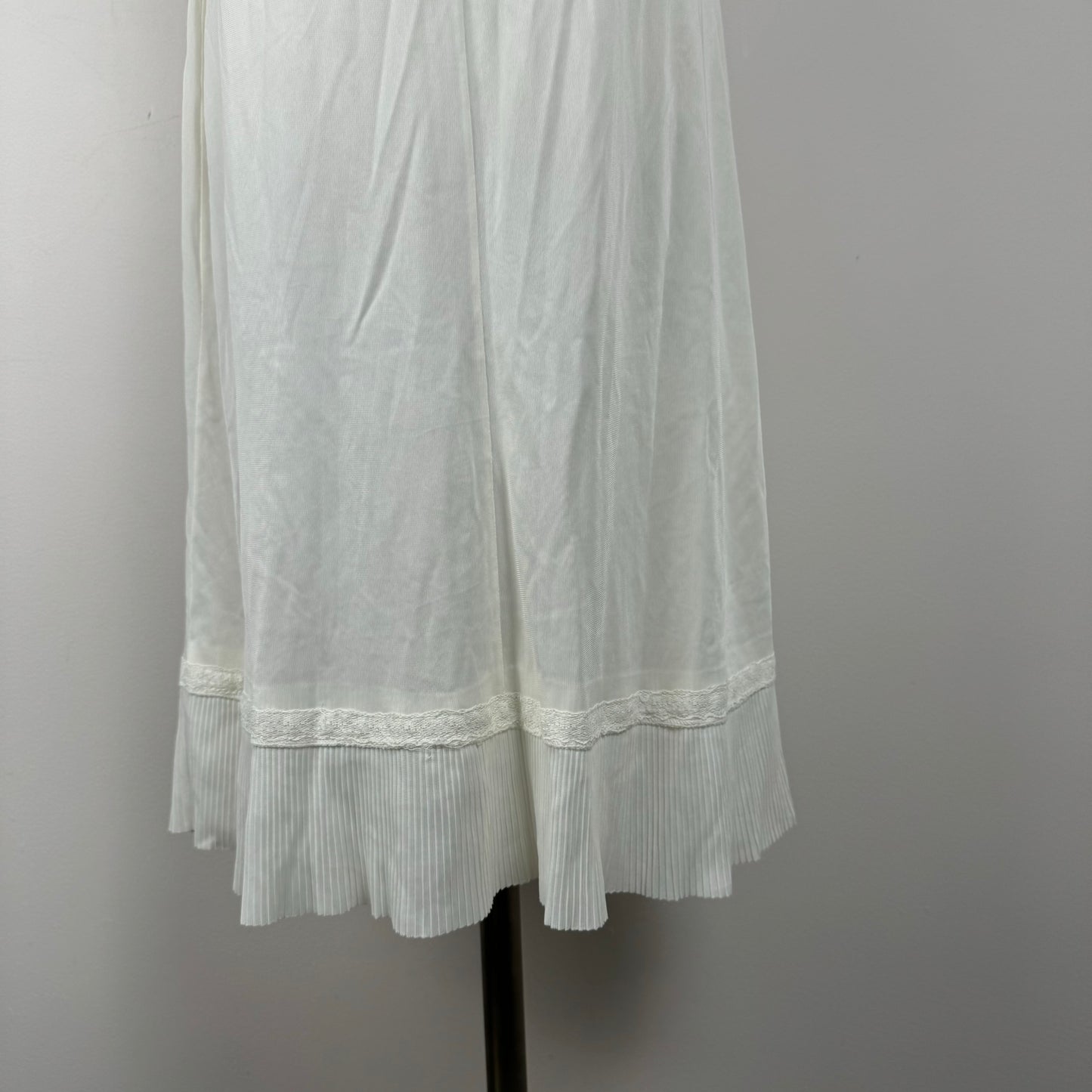 Vintage Romantic Cream Lace Slip Dress