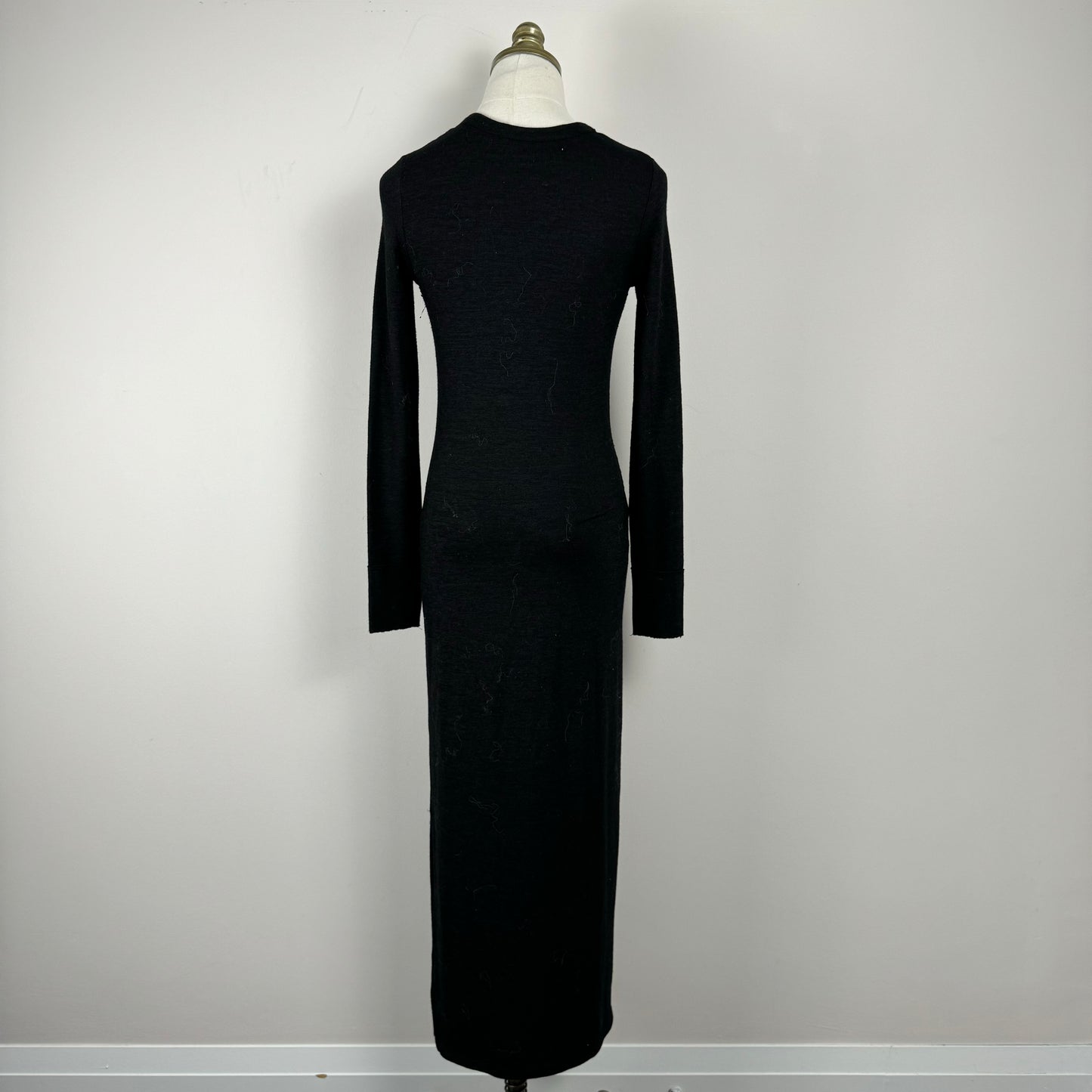 French Connection Black Knit Maxi Dress