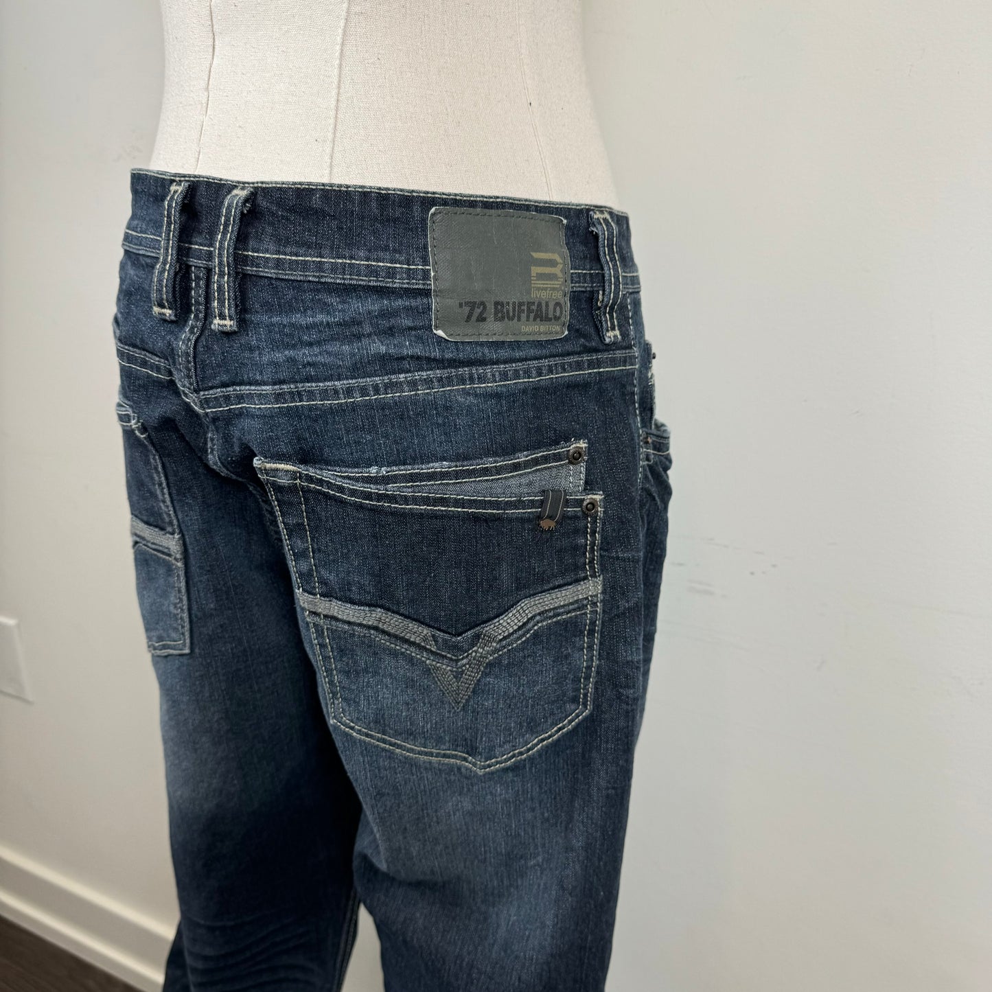 Buffalo Faded Straight Cut Jeans