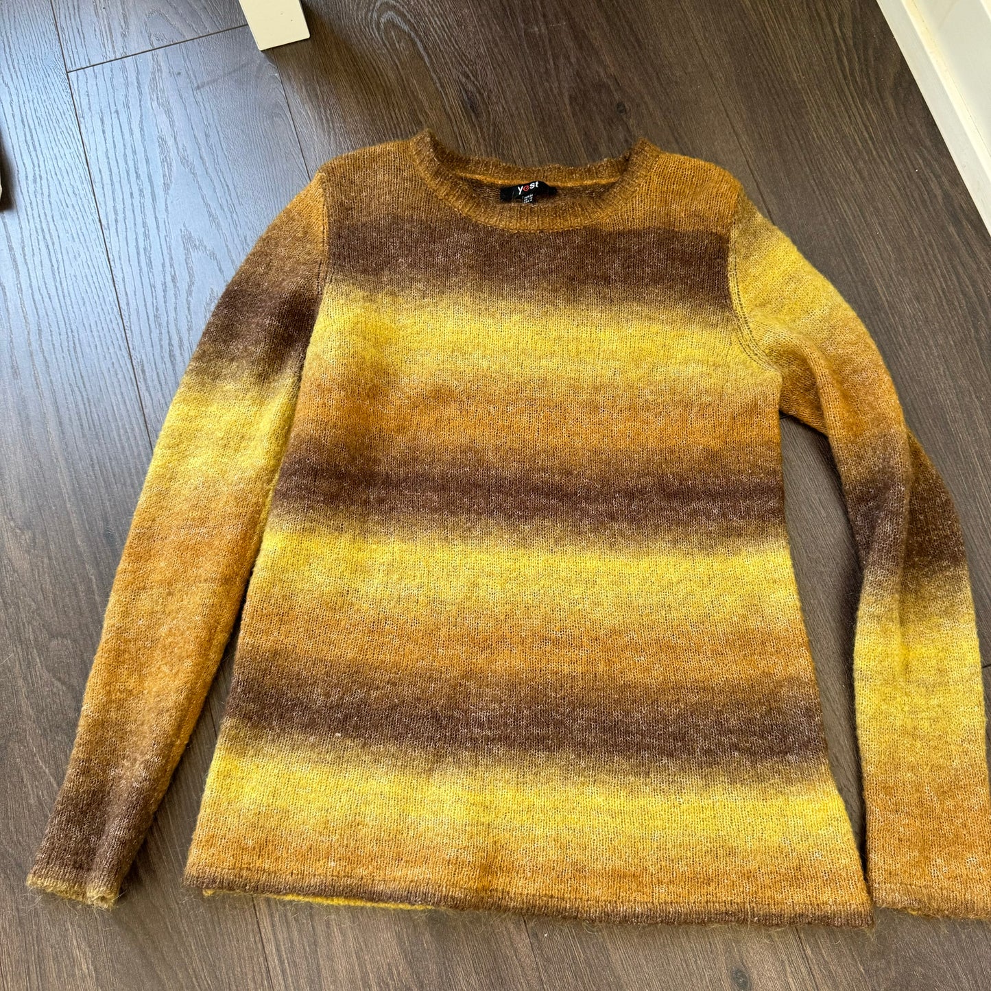 Gradient Ombre Knit Sweater