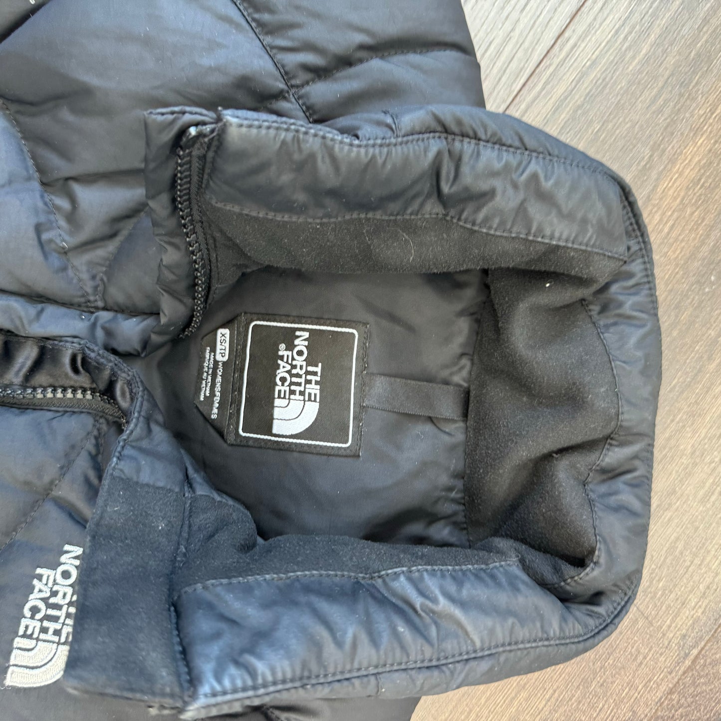 North Face Puffer Zip Up Vest