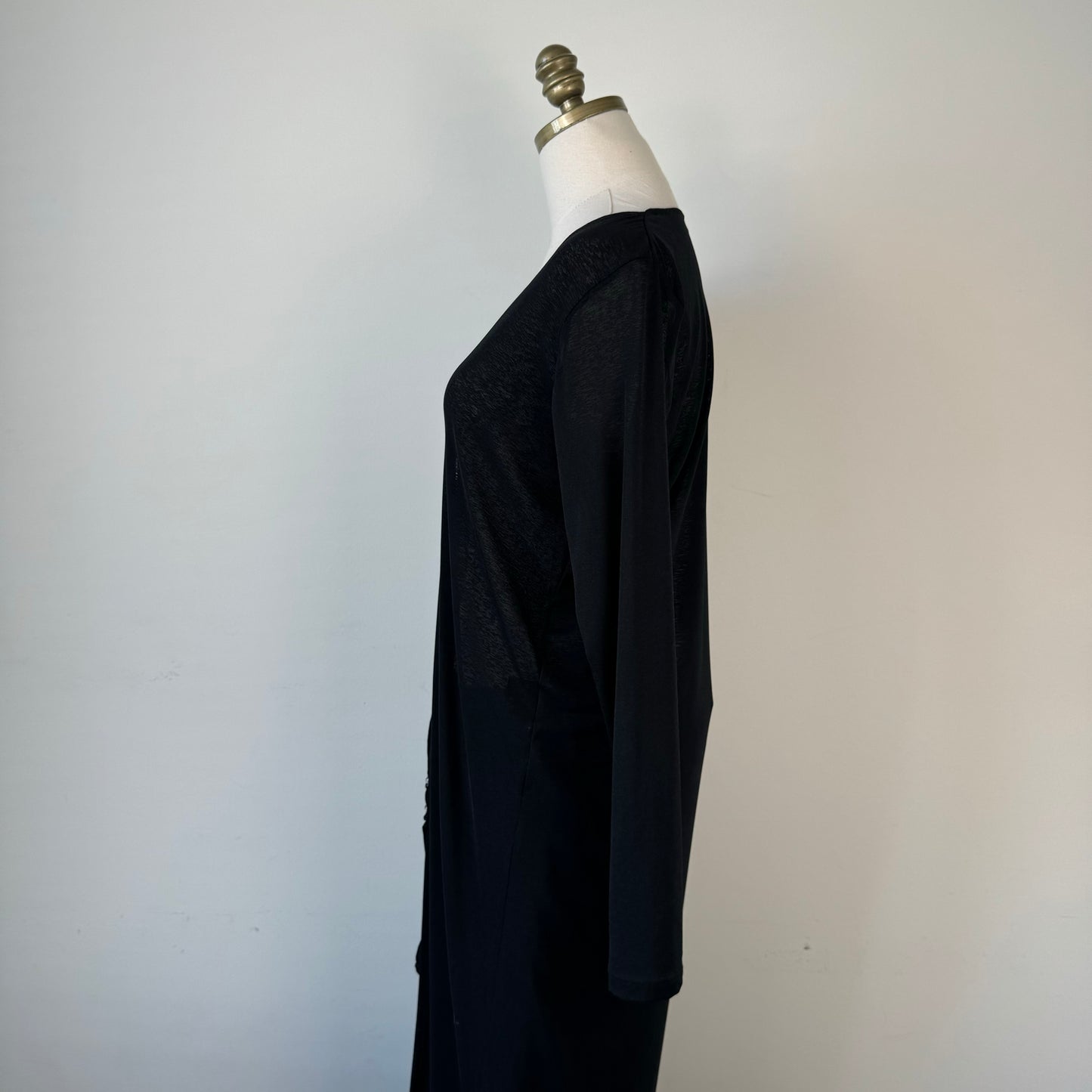 Open Front Tie Up Maxi Cardigan