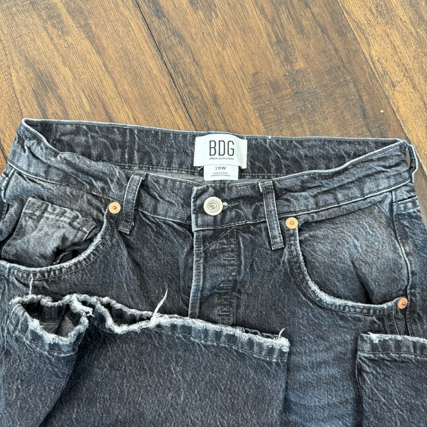 BDG Charcoal Baggy Jeans