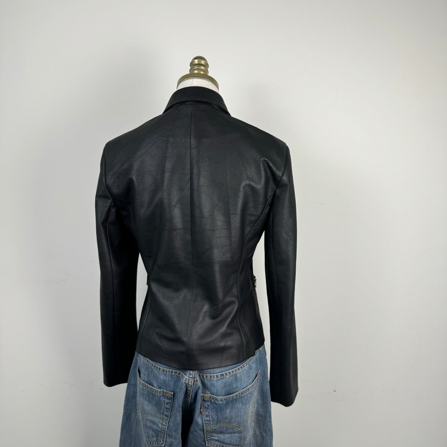 Black Studded Leather Jacket