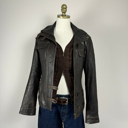 Vintage Danier Brown Leather Jacket
