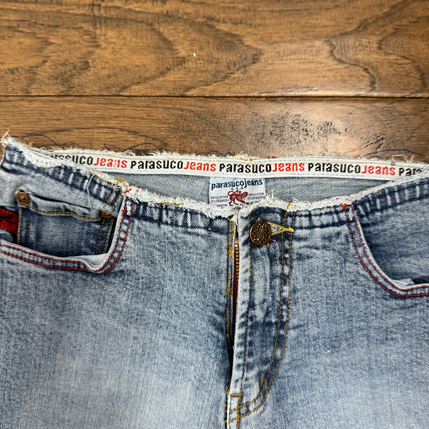 Vintage Parasuco Light Wash Slim Bootcut Jeans