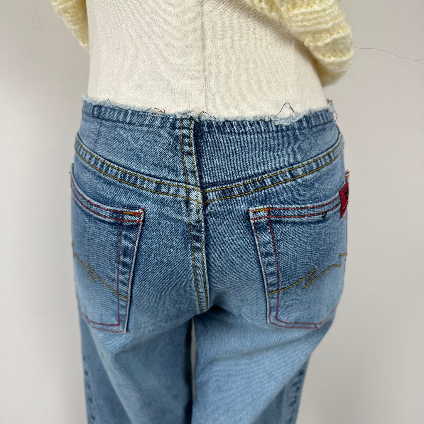 Vintage Parasuco Light Wash Slim Bootcut Jeans