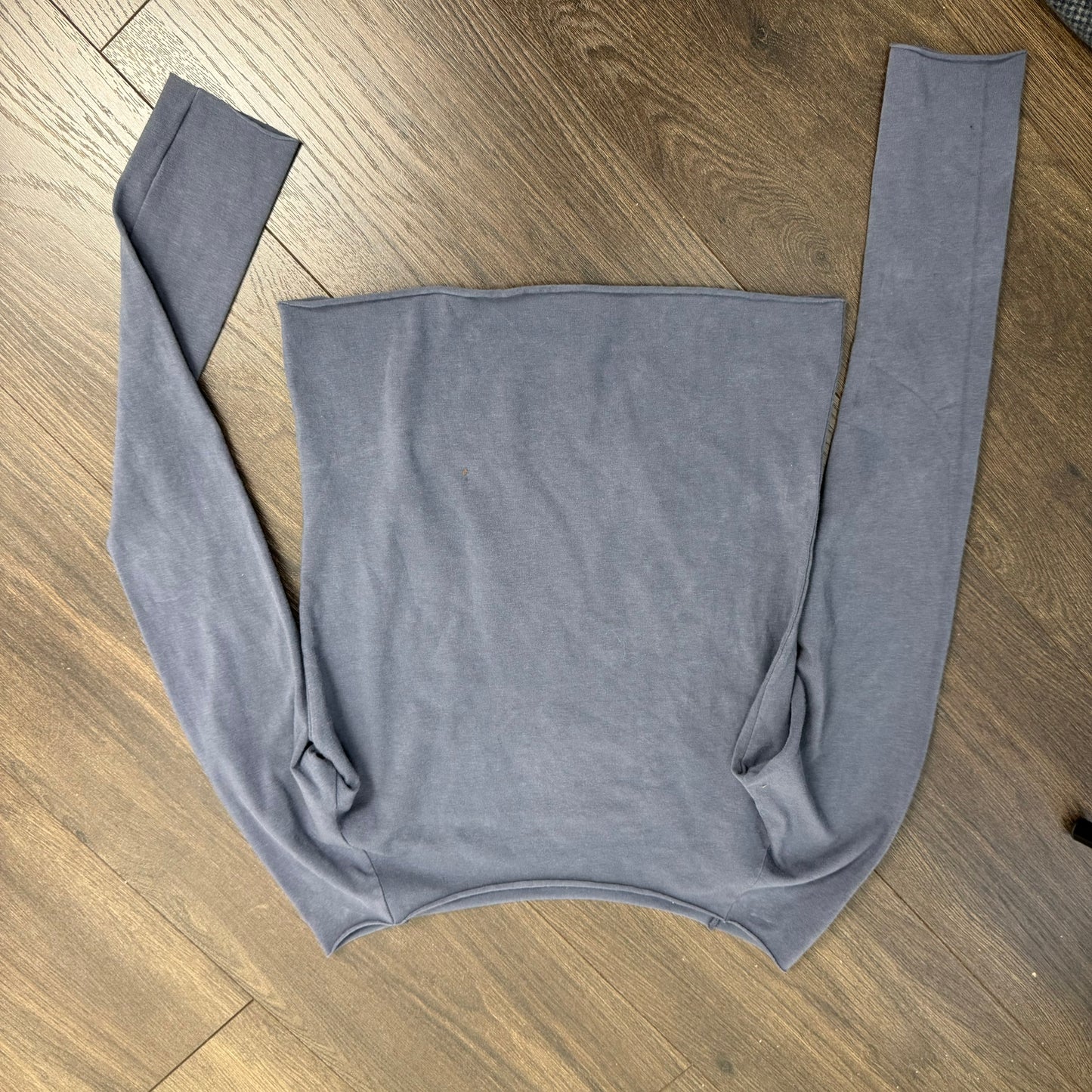Brandy Melville Off Shoulder Fitted Long Sleeve Top