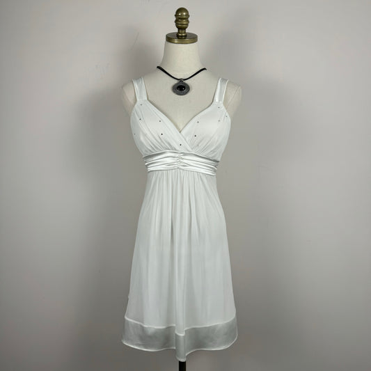 White Babydoll Mini Dress