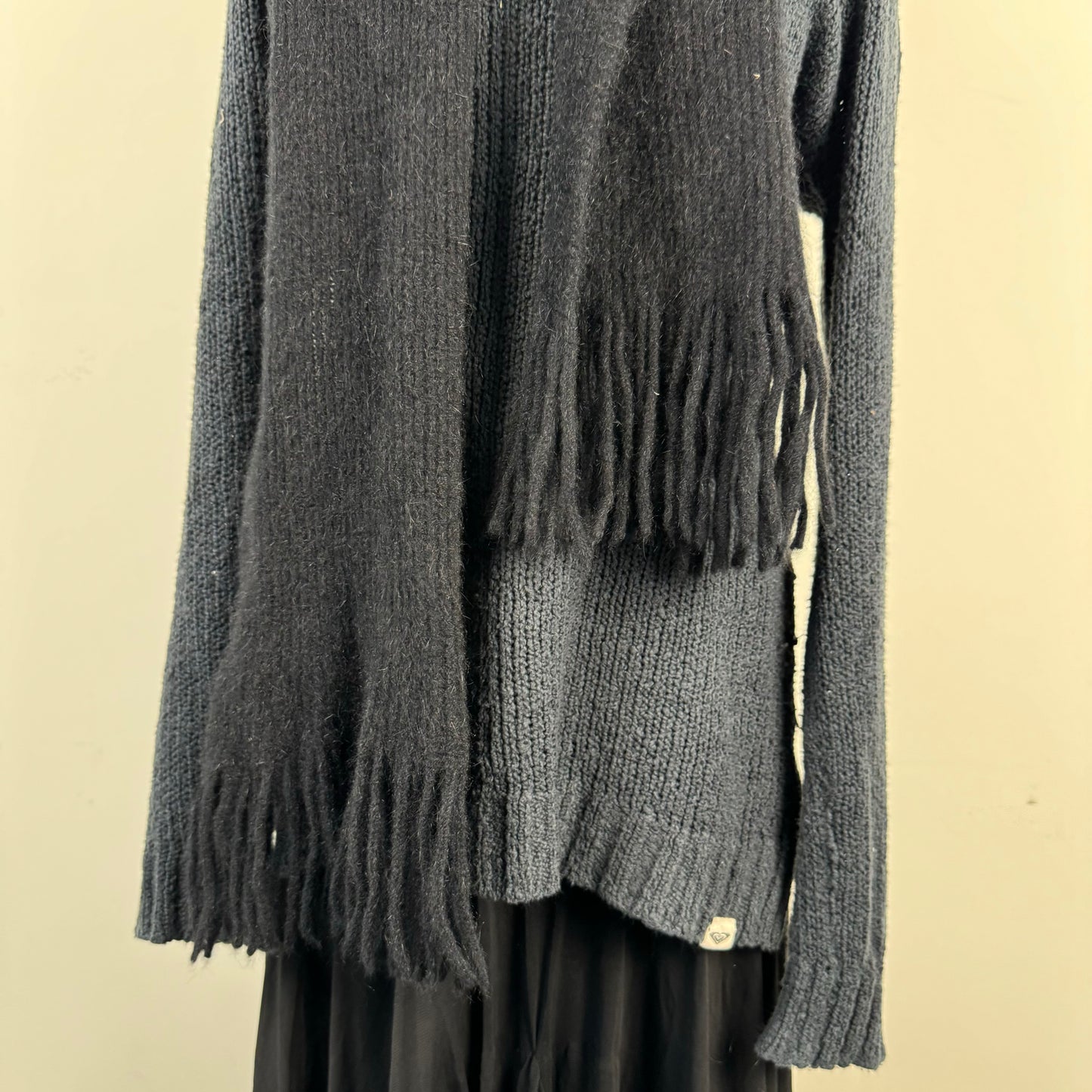 Black Knit Scarf
