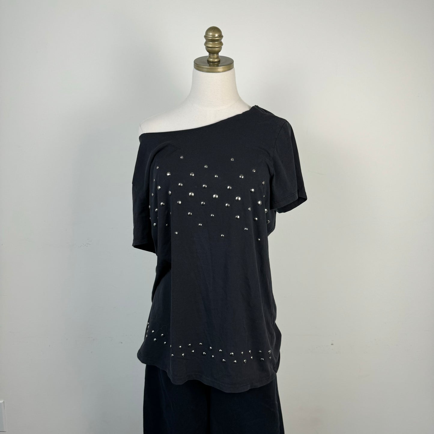 Studded Off Shoulder Top