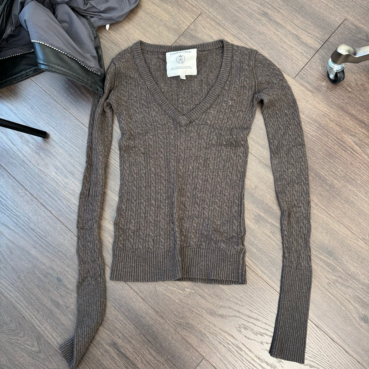 Fitted Rory Cable Knit Sweater