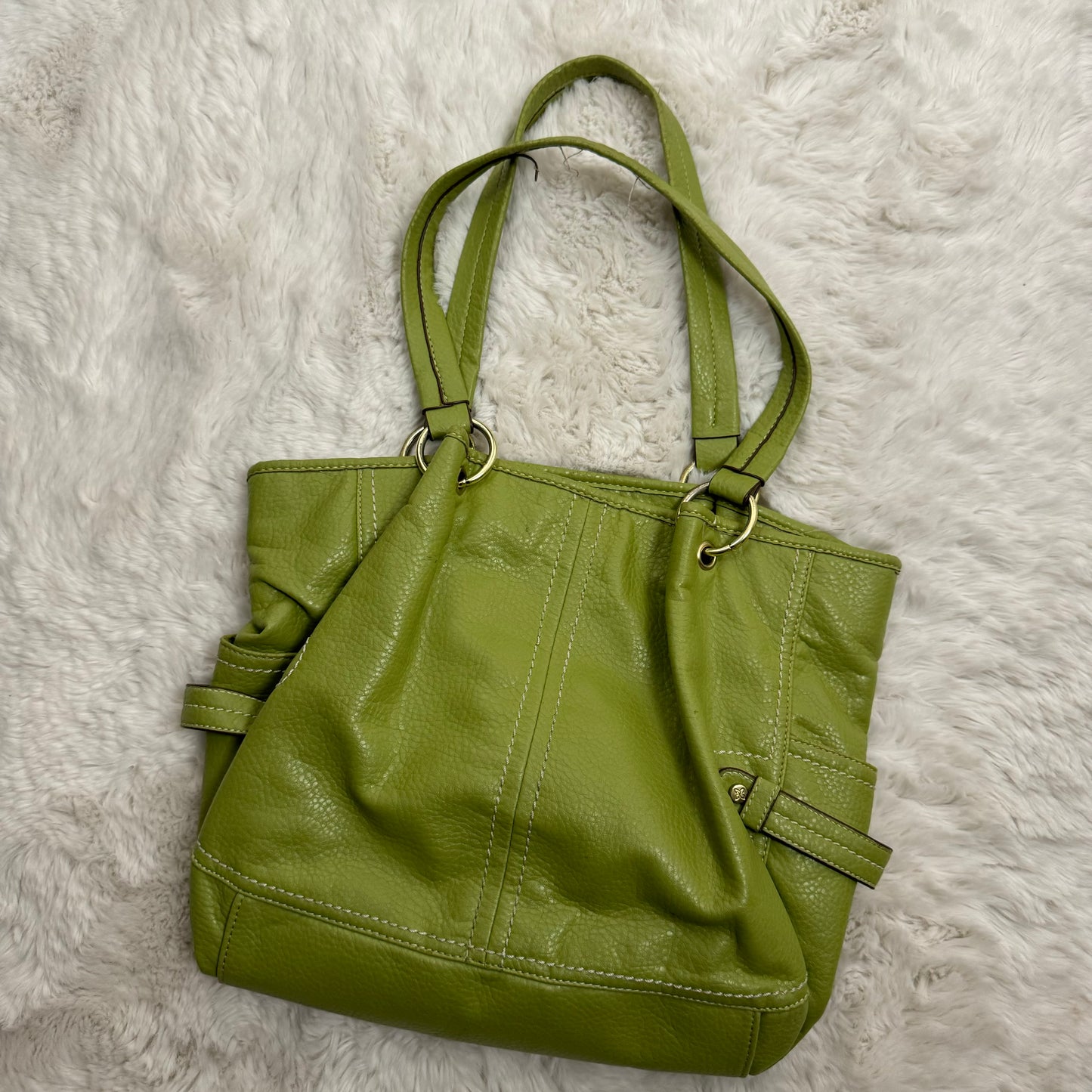 Green Leather Shoulder Bag