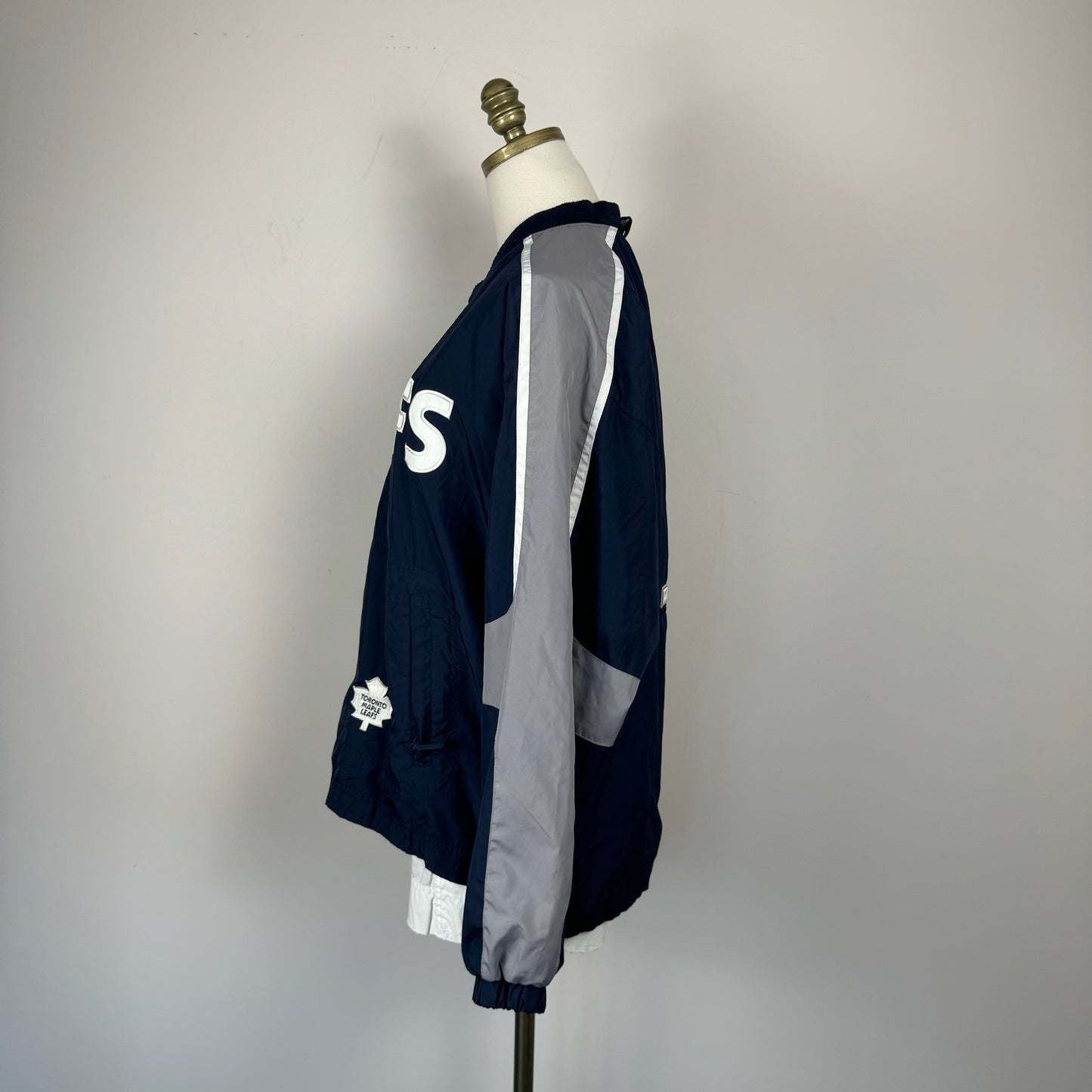 Oversized Navy Jersey Top