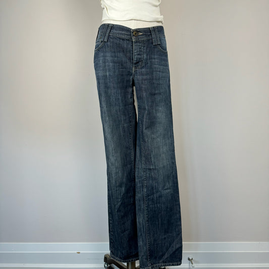 Low Rise Straight Leg Jeans