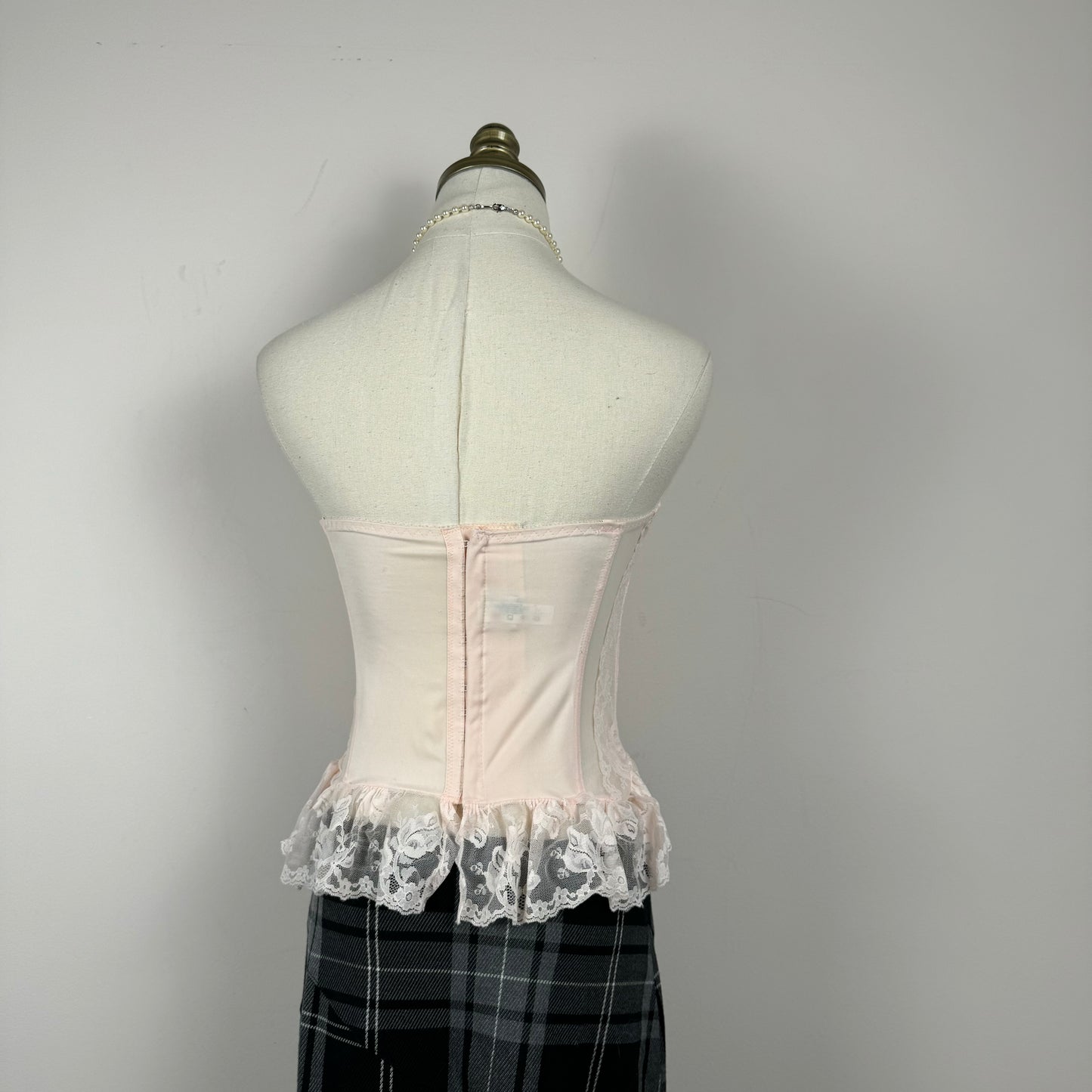 Vintage La Vie En Rose Pink Corset