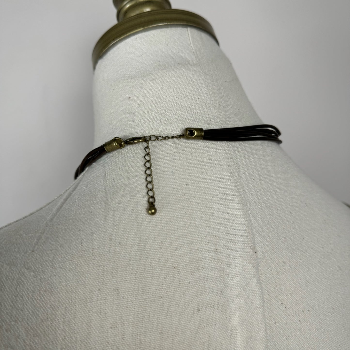 Vintage Auburn Gem Necklace