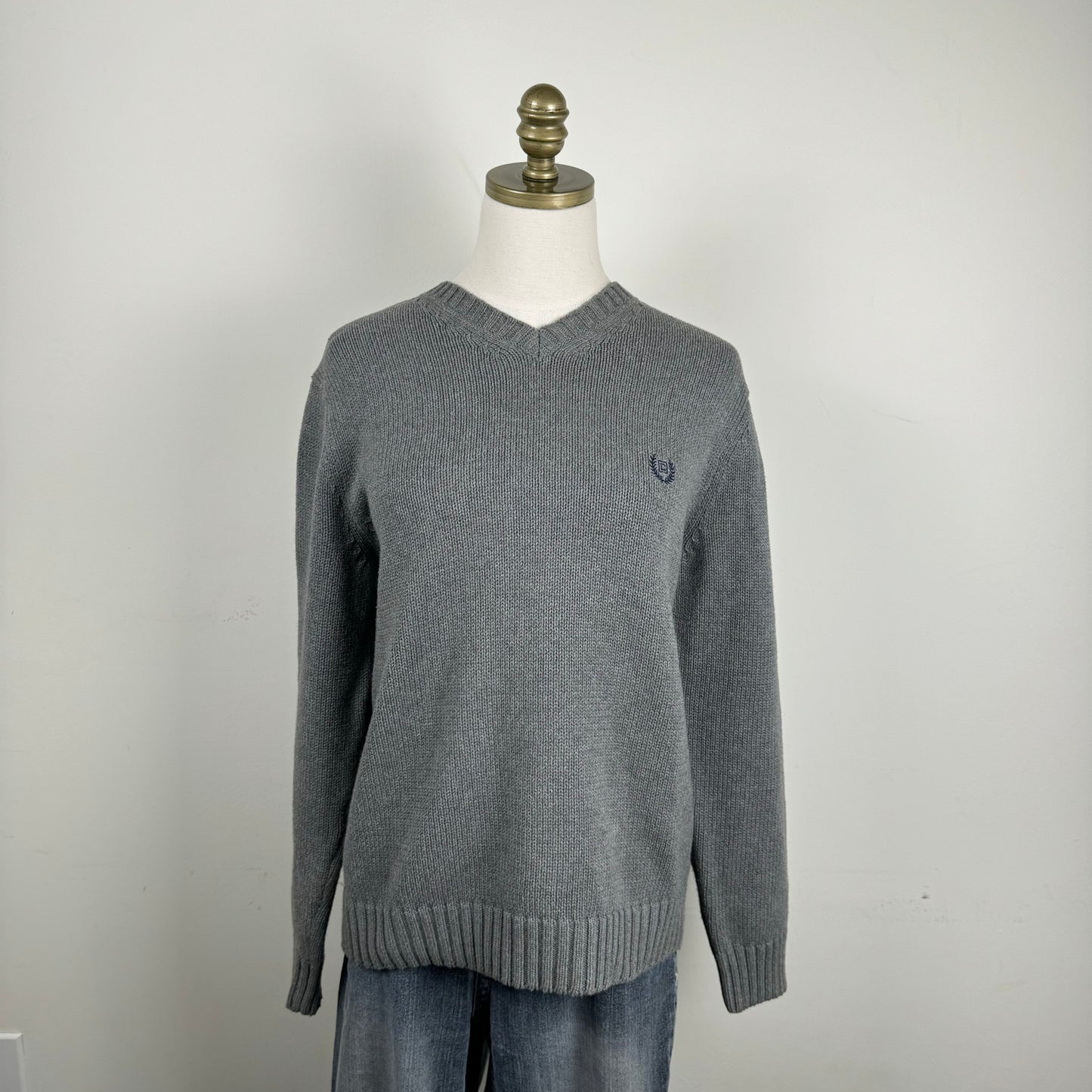 Grey Chunky Knit Sweater